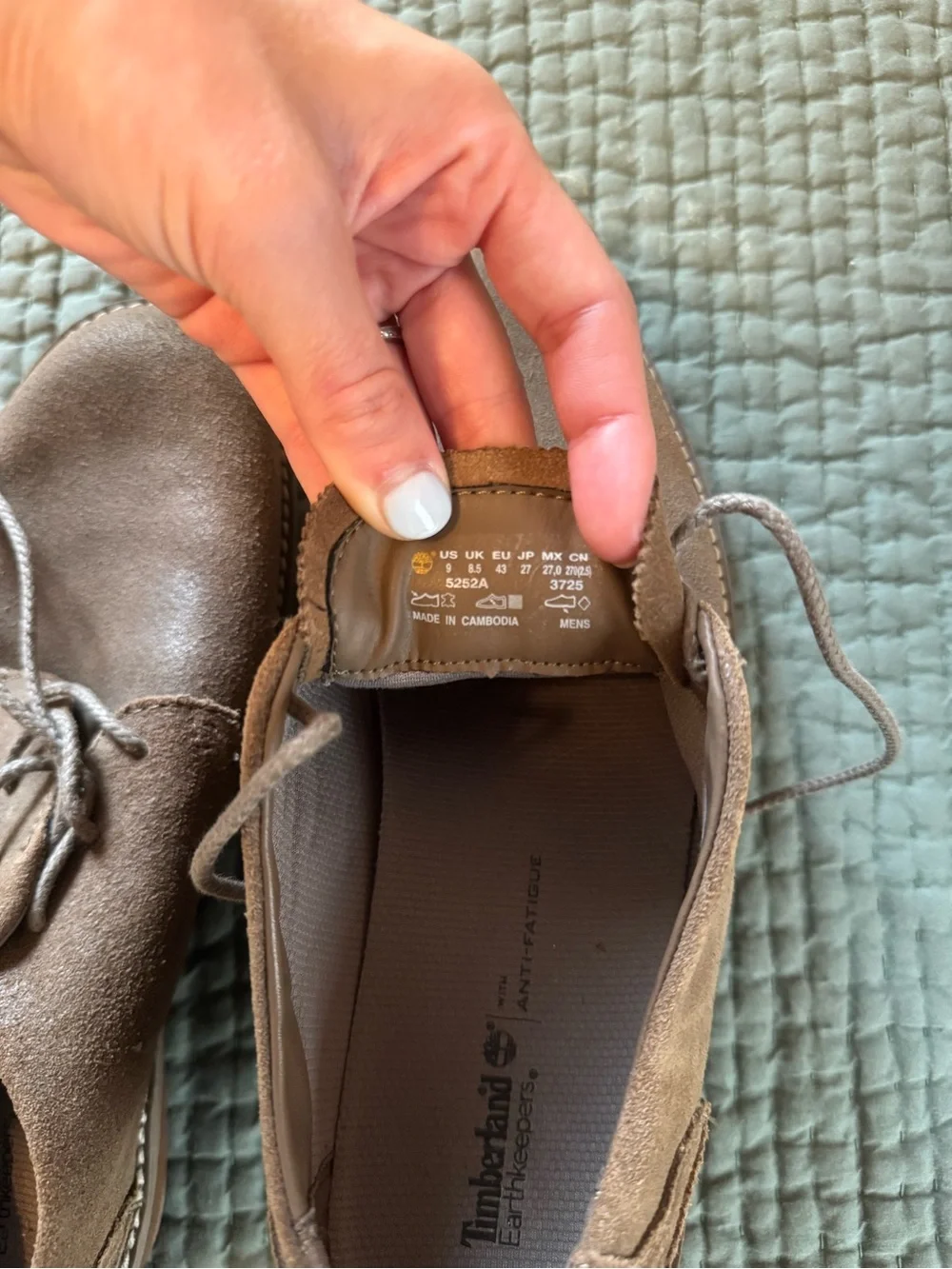 Timberland Men’s Tan Suede Desert Dress Shoes